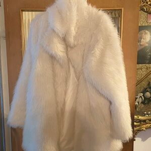 SHEIN Plush White Teddy Jacket